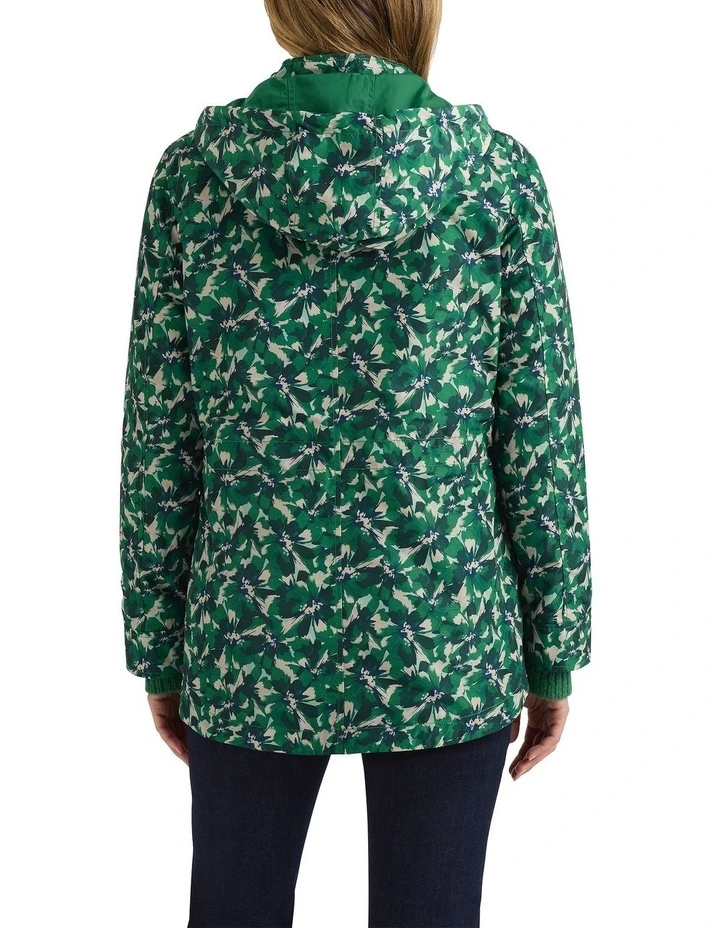 Camryn Reversible Anorak in Green Multi image 2