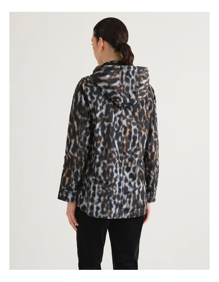 Camryn Reversible Anorak in Black Multi image 4