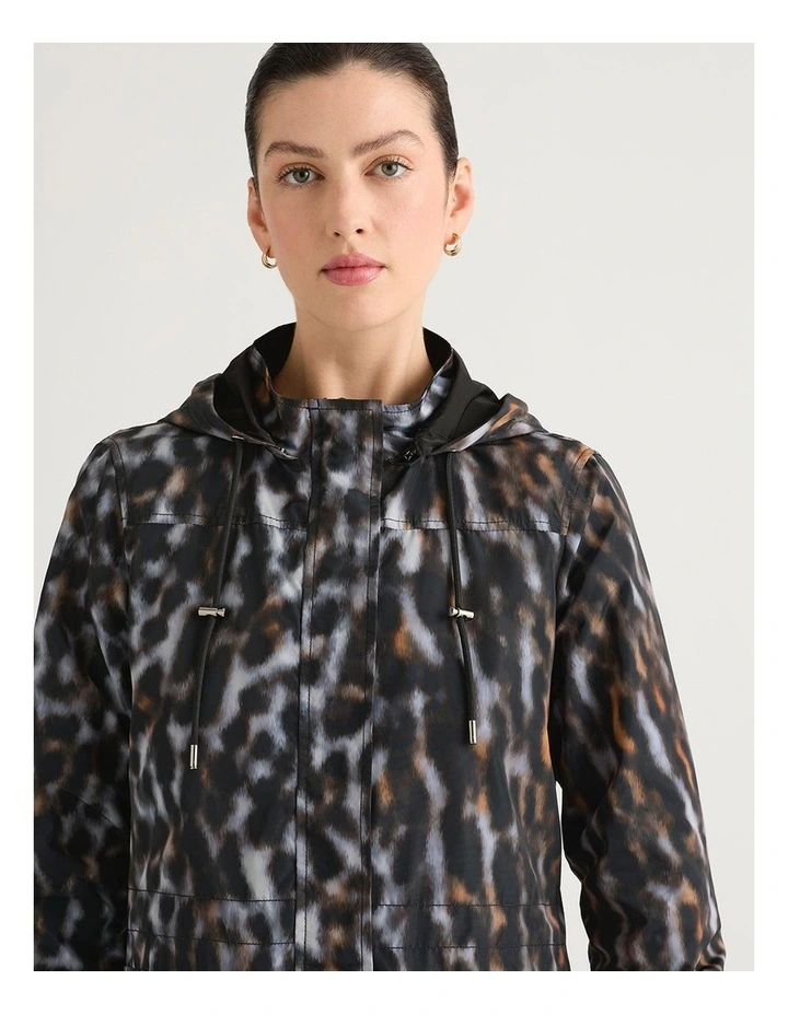 Camryn Reversible Anorak in Black Multi image 5