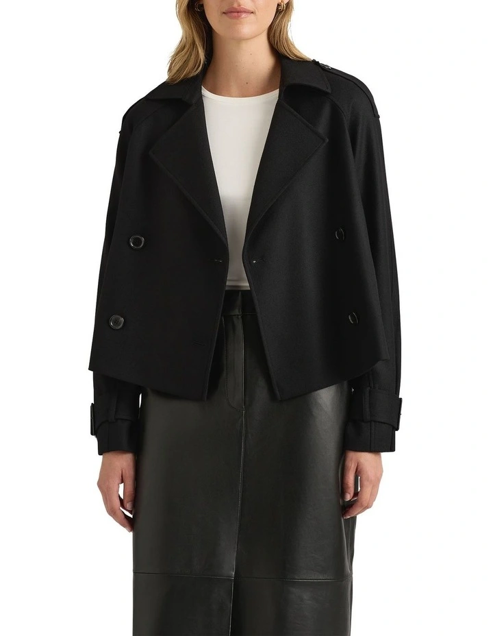 Norton Cashmere Jacket in Black image 1