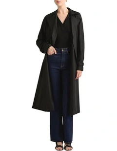Adele Trench Coat in Black