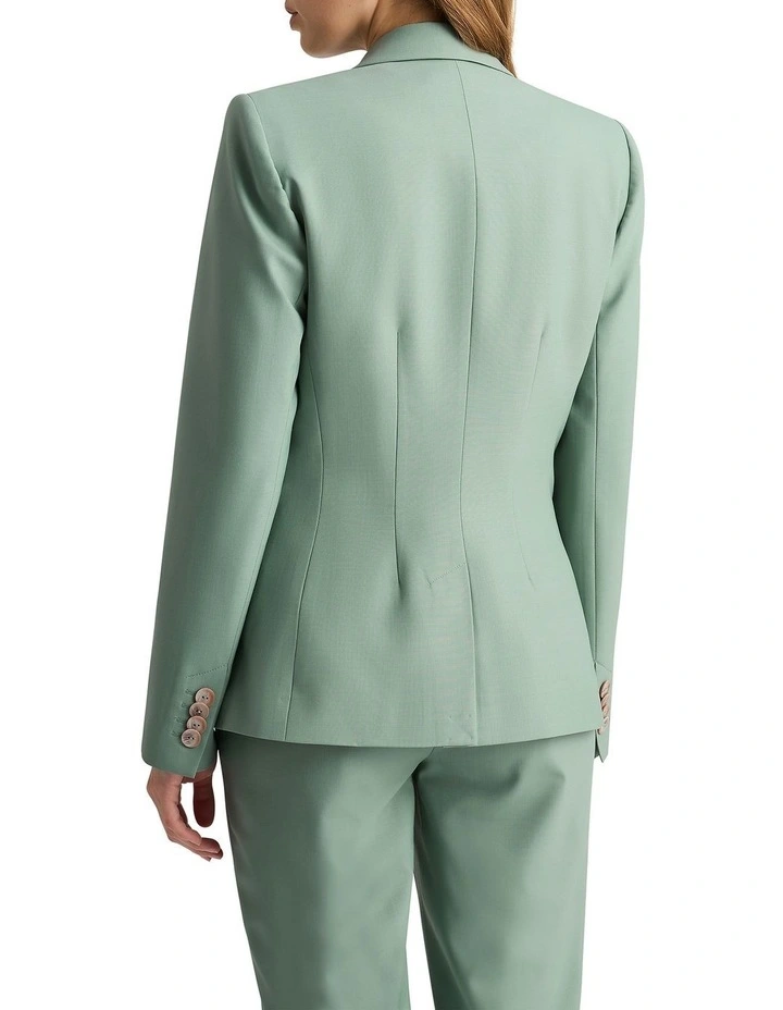 Hugo Wool Blend Blazer in Eucalyptus image 2