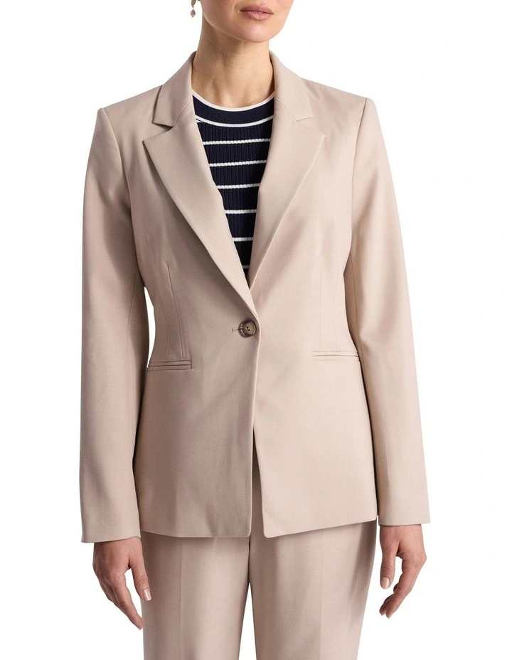 Stanford Blazer in Pebble image 1