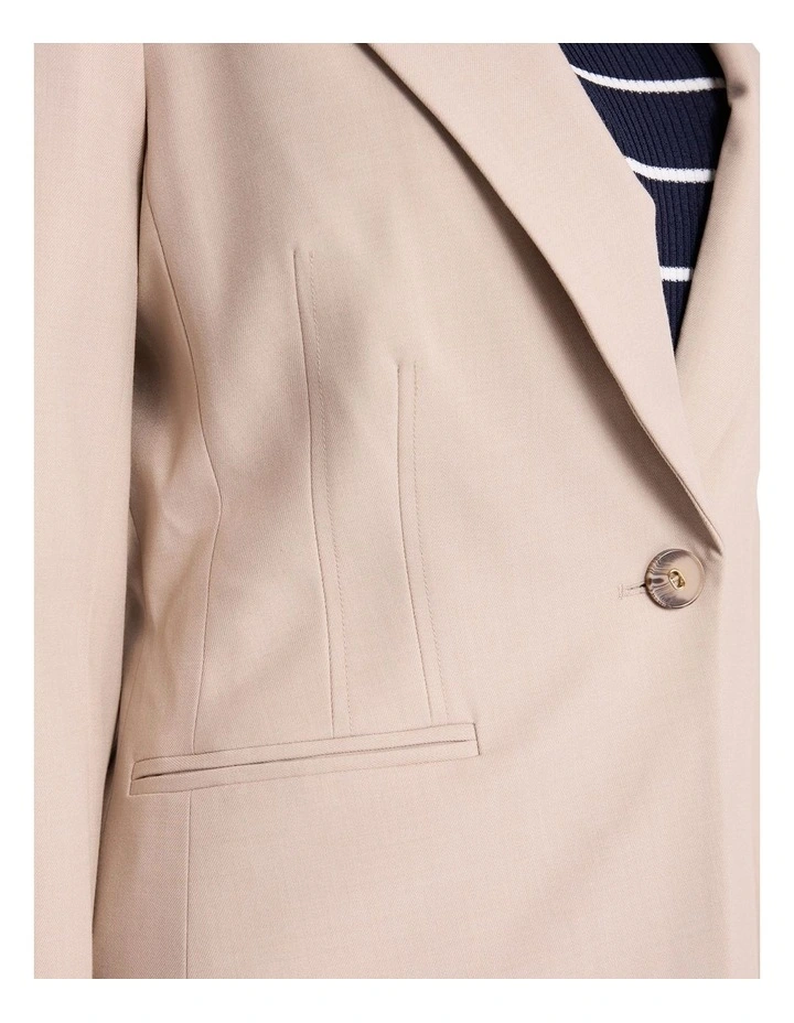 Stanford Blazer in Pebble image 3