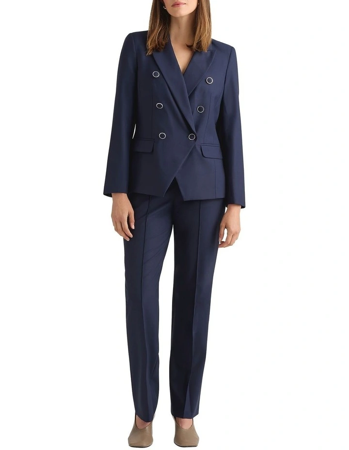 Hugo Wool Blend Blazer in Navy image 1