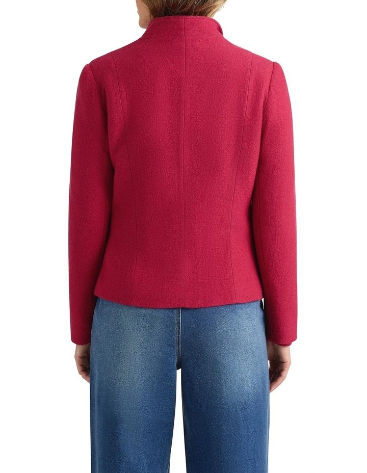 Katrina Felted Wool Jacket in Gooseberry image 2