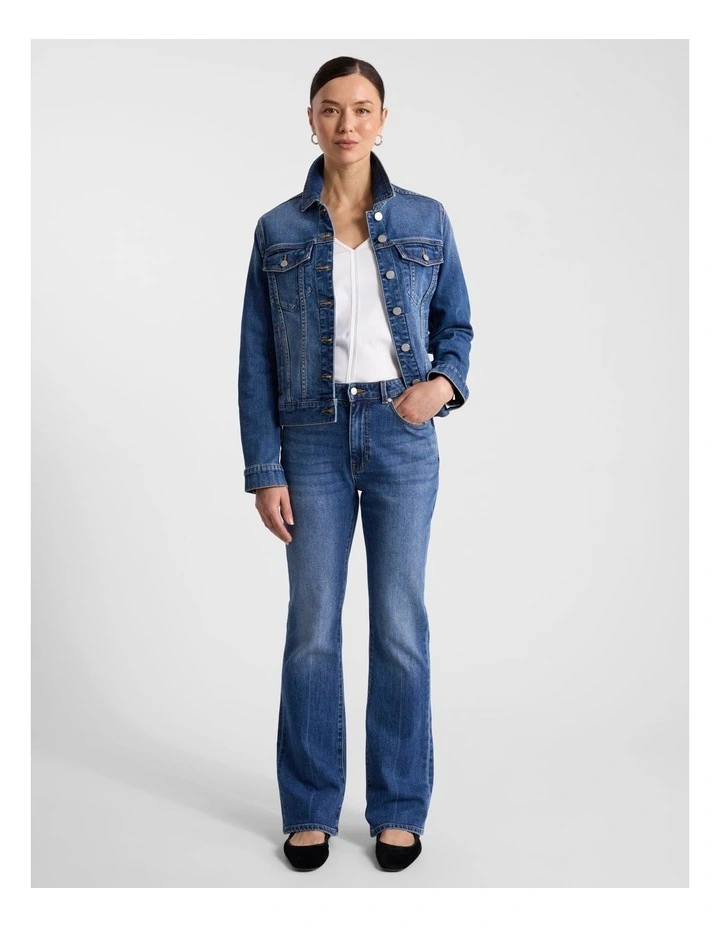 Aspen Denim Jacket in Mid Wash image 2