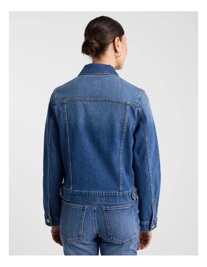 Aspen Denim Jacket in Mid Wash image 3
