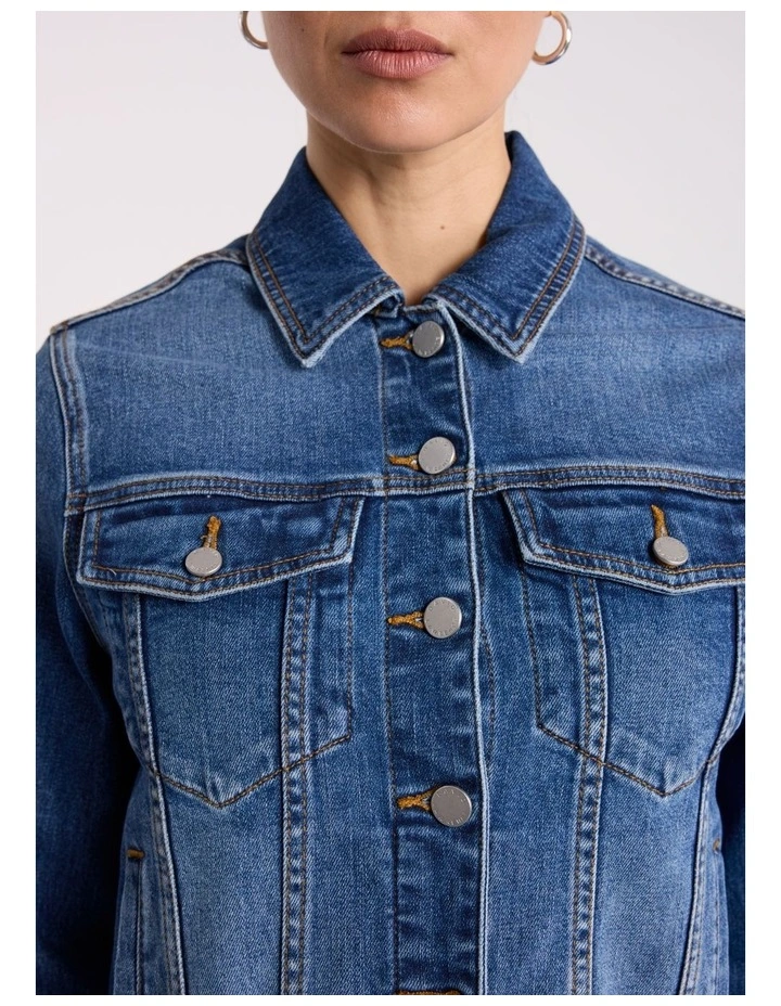 Aspen Denim Jacket in Mid Wash image 5