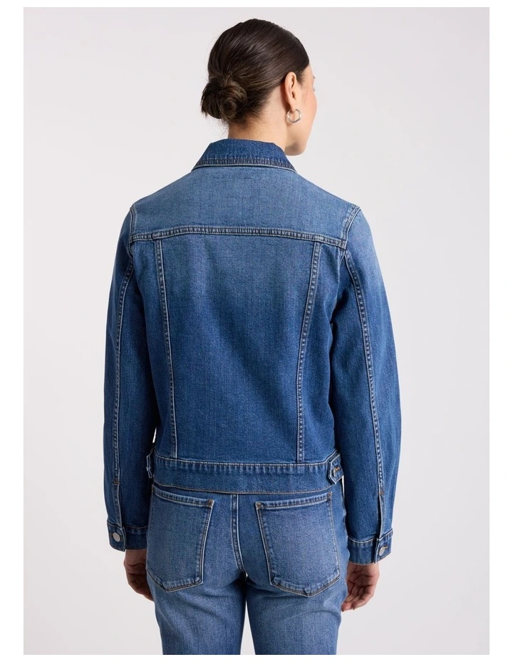 Aspen Denim Jacket in Mid Wash image 6