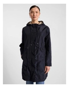 Stacey Reversible Anorak in Stone/Navy