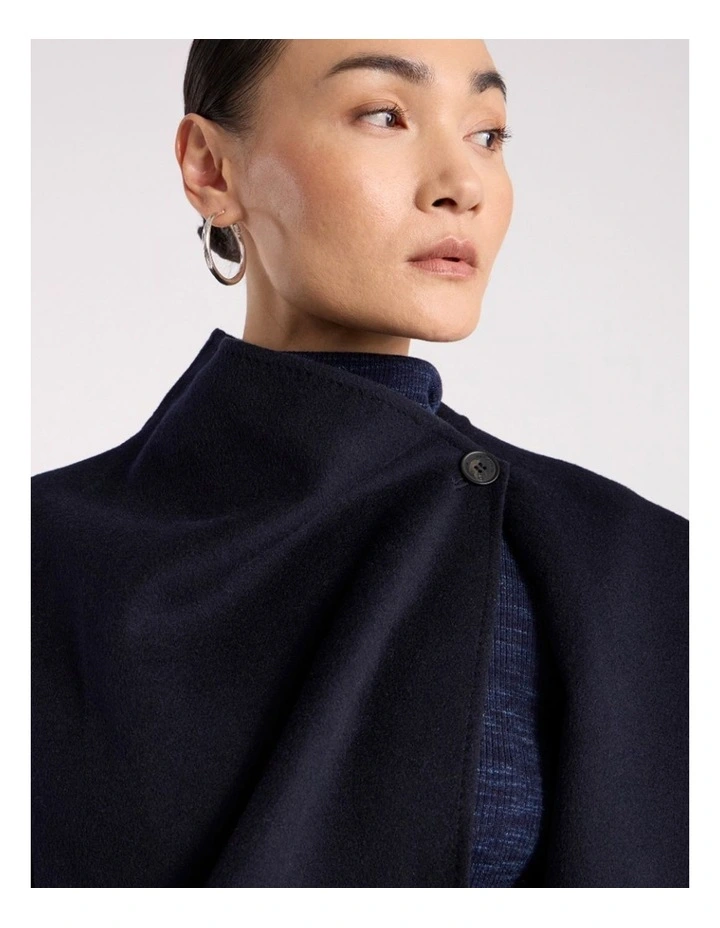 Benedetta Double Faced Jacket in Navy image 3