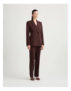 Klein Tailored Blazer in Burgundy