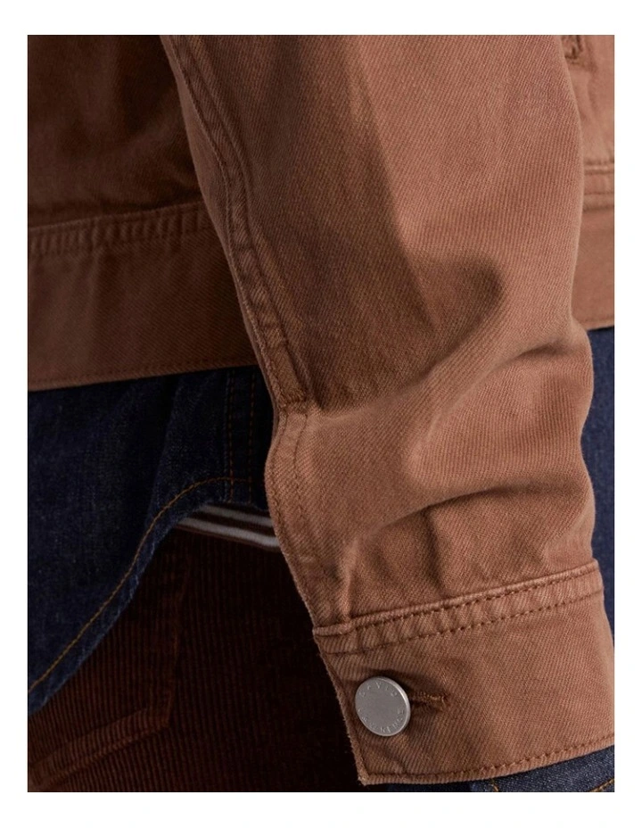 Layla Sherpa Jacket in Nutmeg image 4