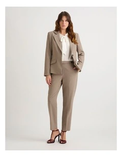 Taro Wool Blend Blazer in Fossil Multi