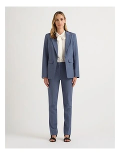 Sebastian Wool Blend Blazer in Slate