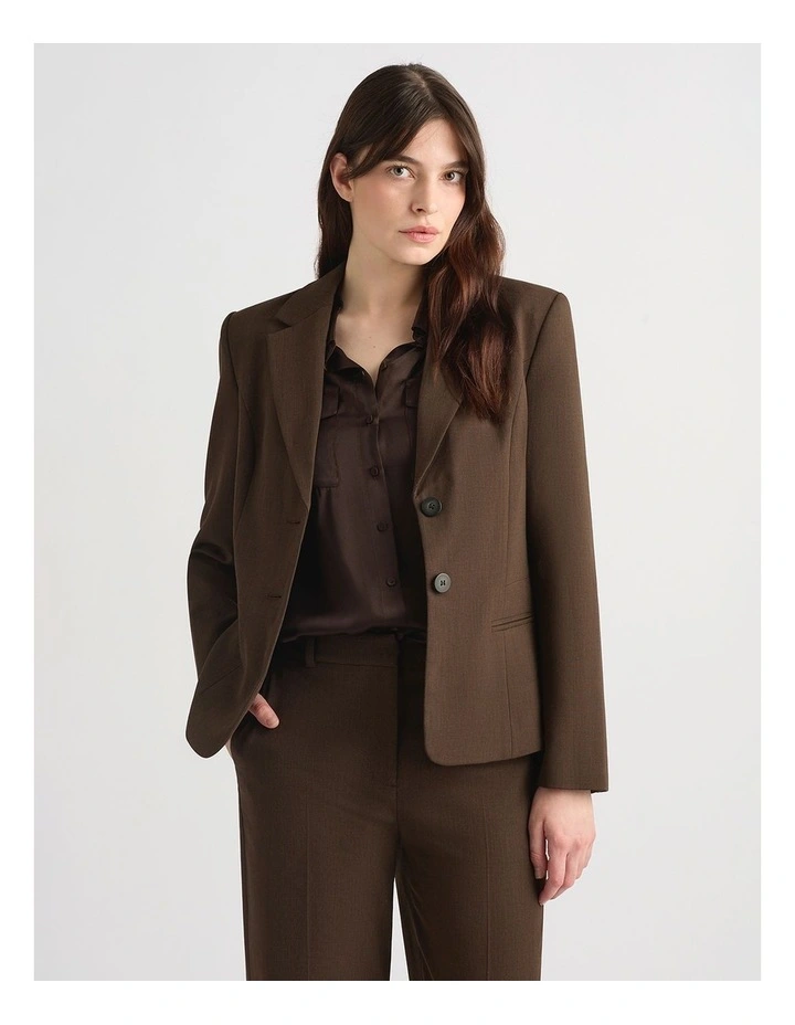Aisla Jacket in Hickory Melange image 2
