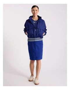 Bryce Windbreaker Jacket in Ocean Blue