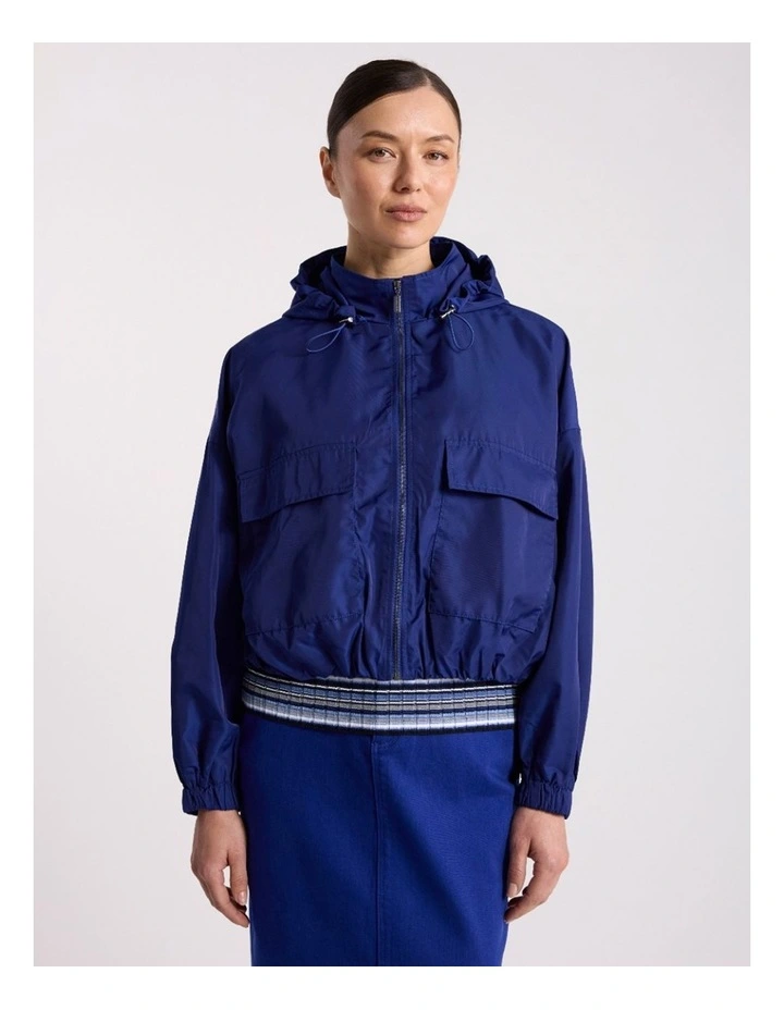 Bryce Windbreaker Jacket in Ocean Blue image 2