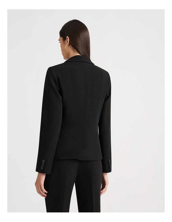 Simone Suit Jacket Black in Black image 3