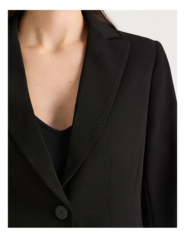 Simone Suit Jacket Black in Black image 4