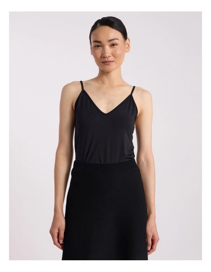 Betsy Bamboo Cami in Black image 1
