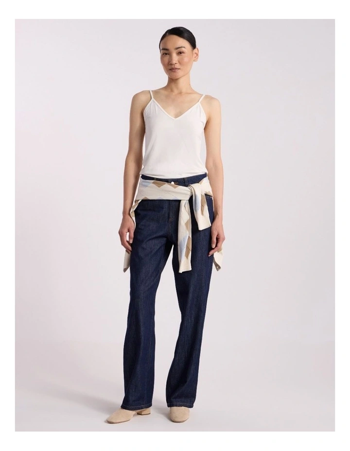 Betsy Bamboo Cami in White image 1