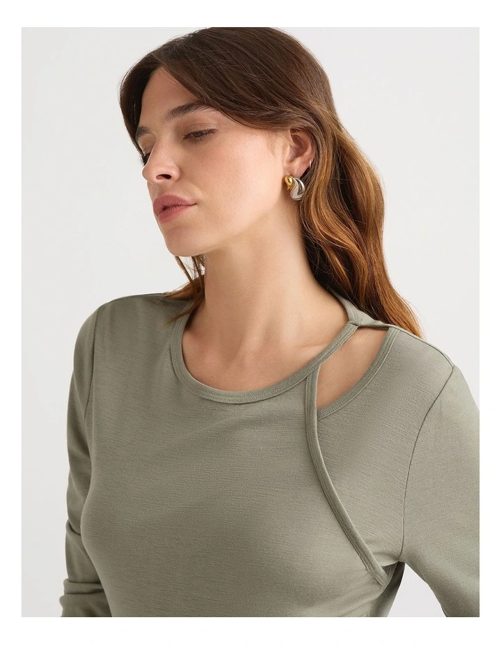 Sahara Babywool Top in Elm image 3