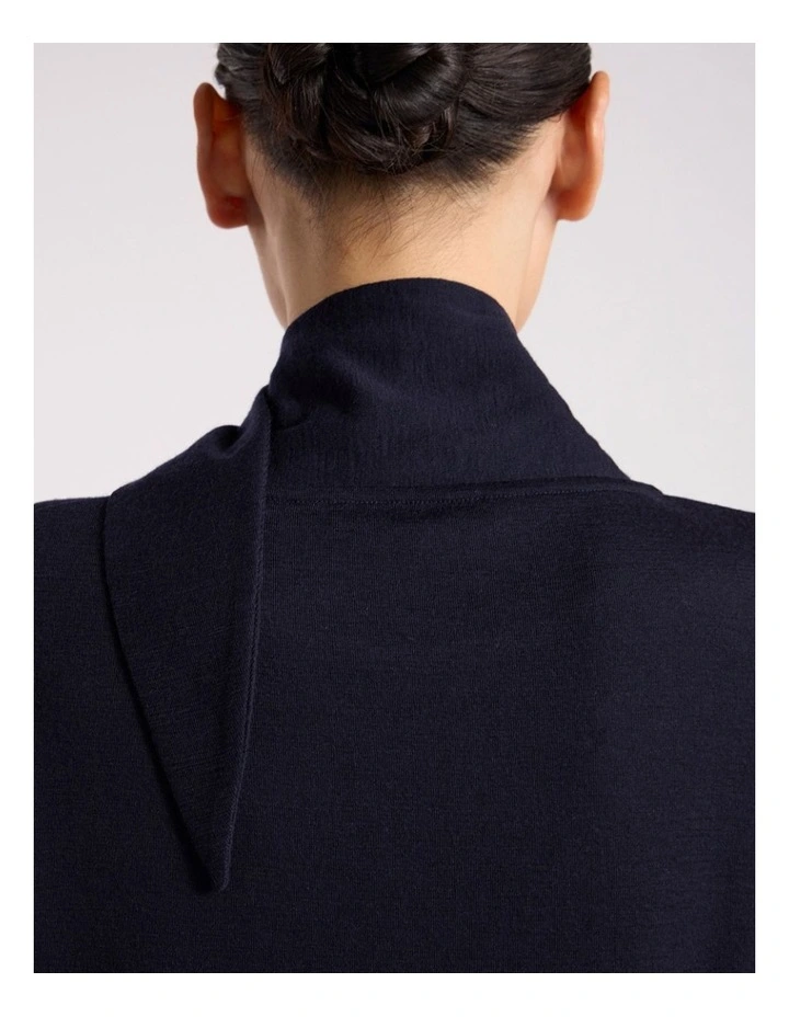 Amber Babywool Top in Navy image 4