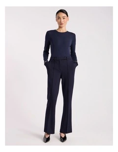 Lorelai Long Sleeve Babywool Top in Midnight