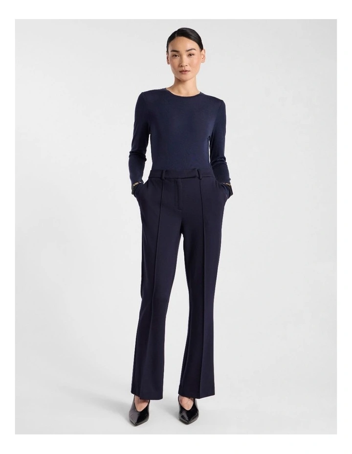Lorelai Long Sleeve Babywool Top in Midnight image 2