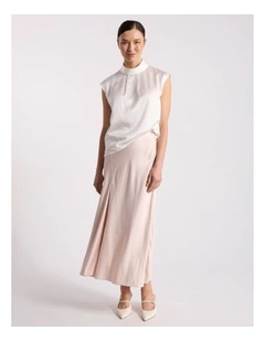 Rikki Silk Top in Ivory
