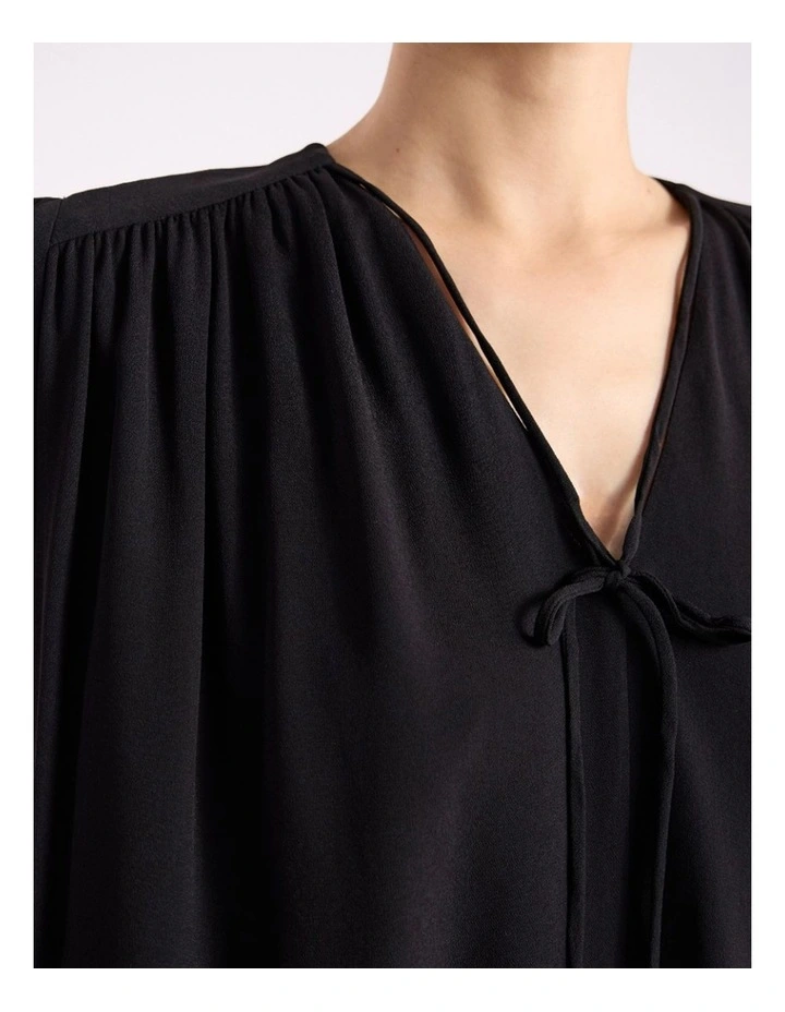 Norris Viscose Blouse in Black image 3