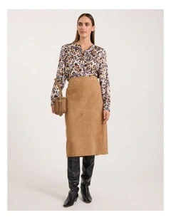 Akiro Silk Blouse in Pebble Multi