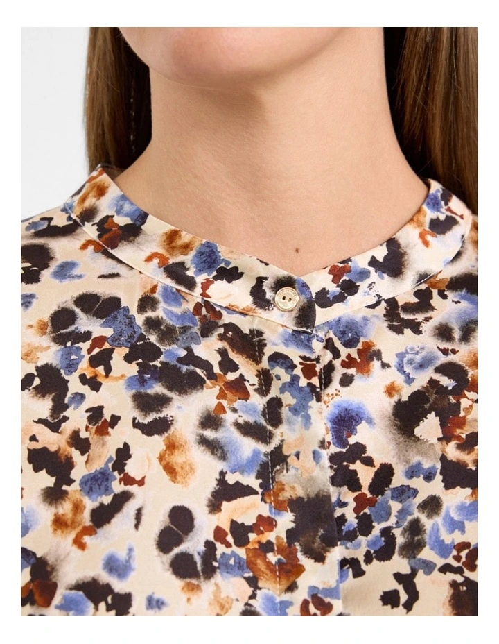 Akiro Silk Blouse in Pebble Multi image 4