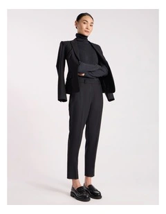 Bridget Merino Knit Top in Charcoal Melange
