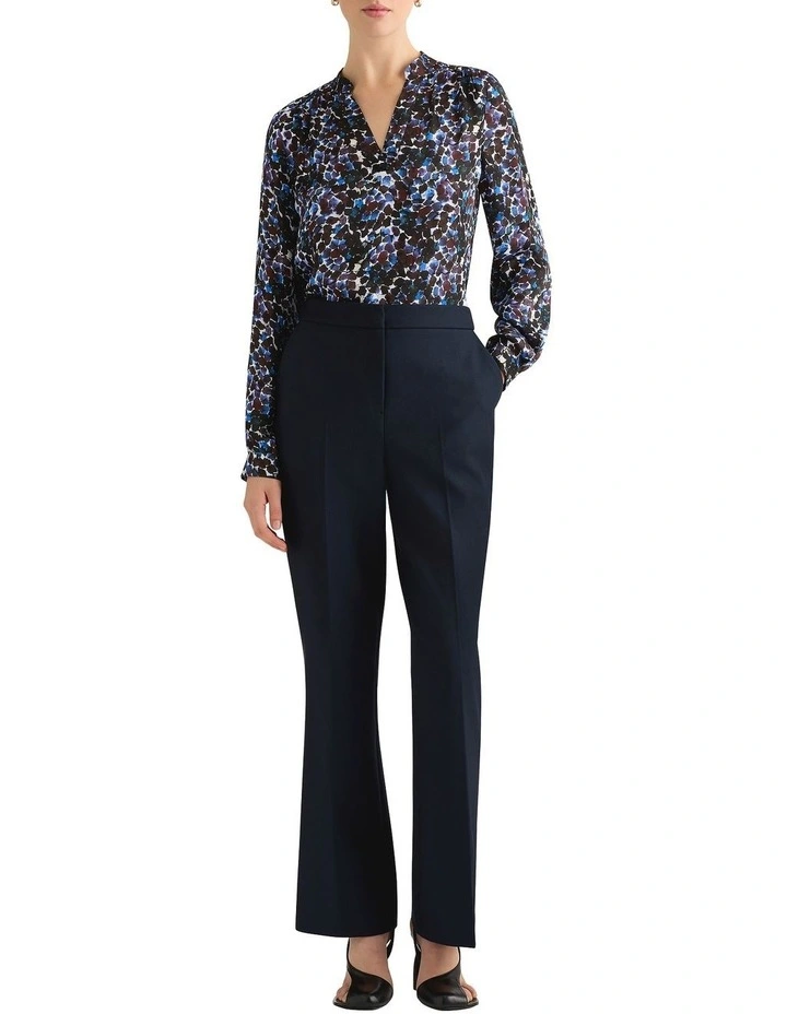 Heidi Viscose Blouse in Blue Multi image 3