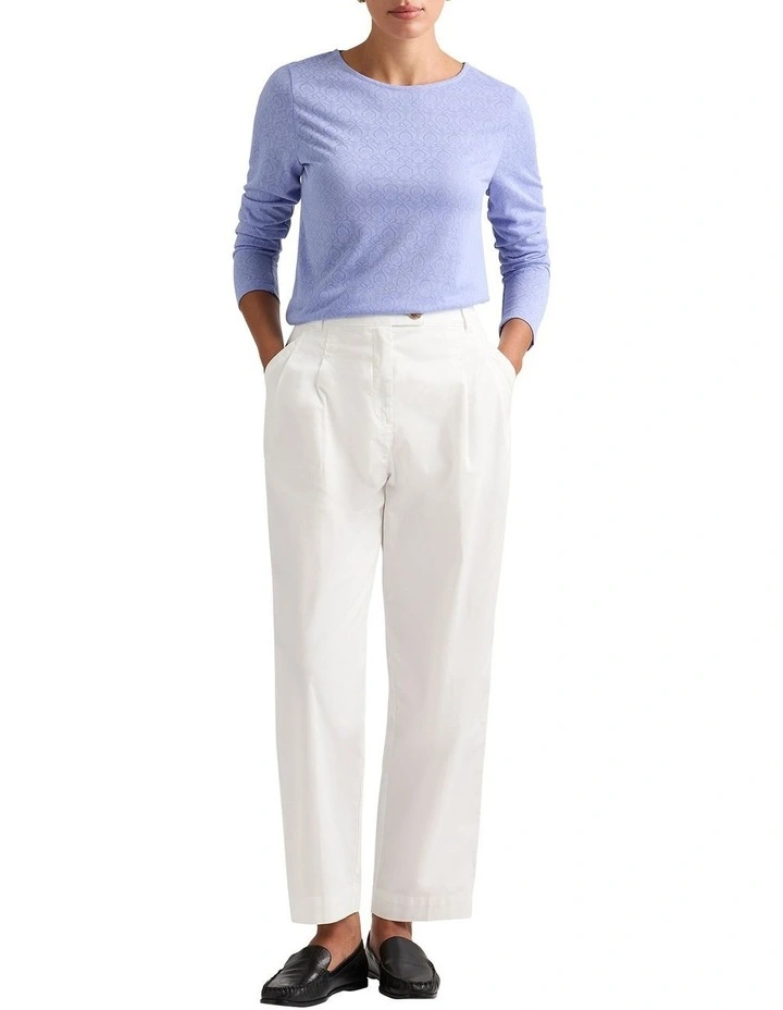 Janae Lace Top in Bluebell image 2