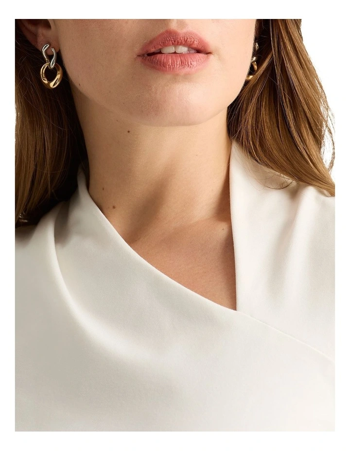 Akiyo Asymmetric Top in Ivory image 3