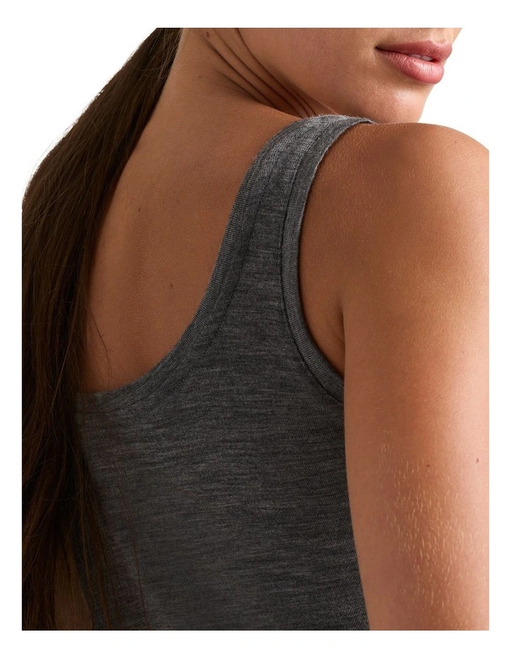 Marslie Babywool Tank in Charcoal image 3