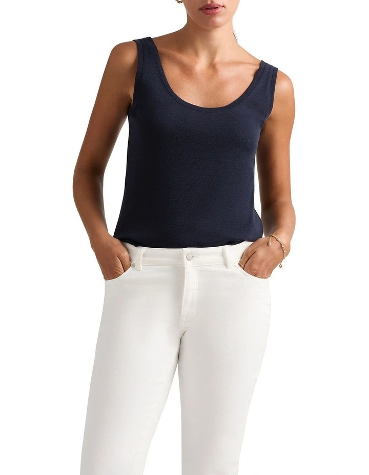 Marslie Babywool Tank in Midnight image 1