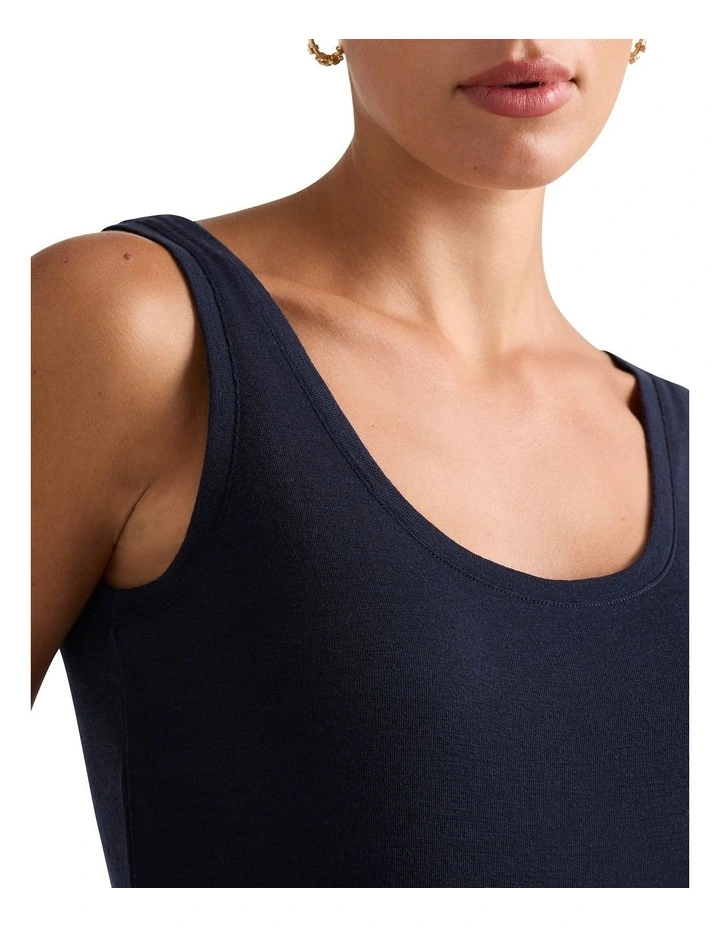 Marslie Babywool Tank in Midnight image 2