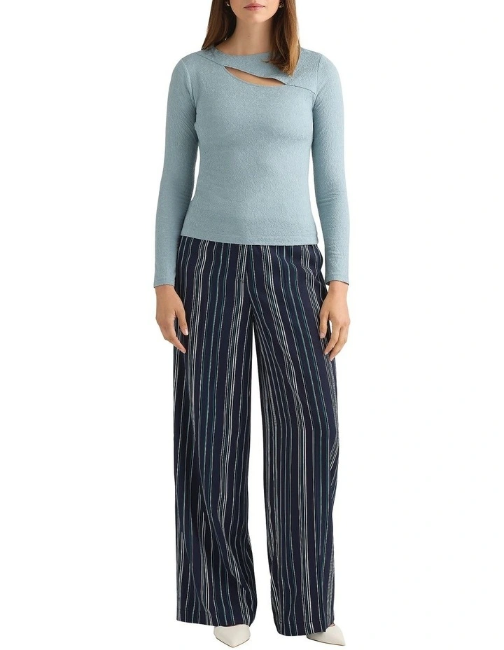 Brittany Textured Lace Top in Spruce Green image 1