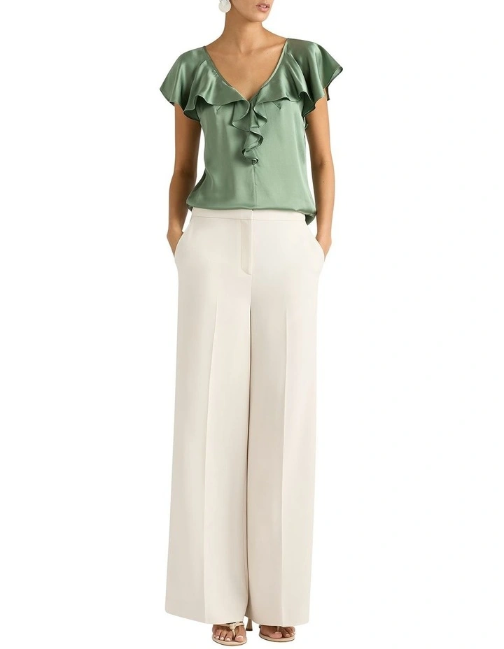 Scarlette Silk Blouse in Eucalyptus image 3