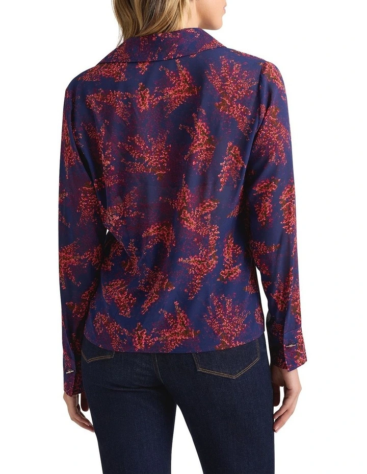 Clarissa Silk Blouse in Neptune Multi image 2