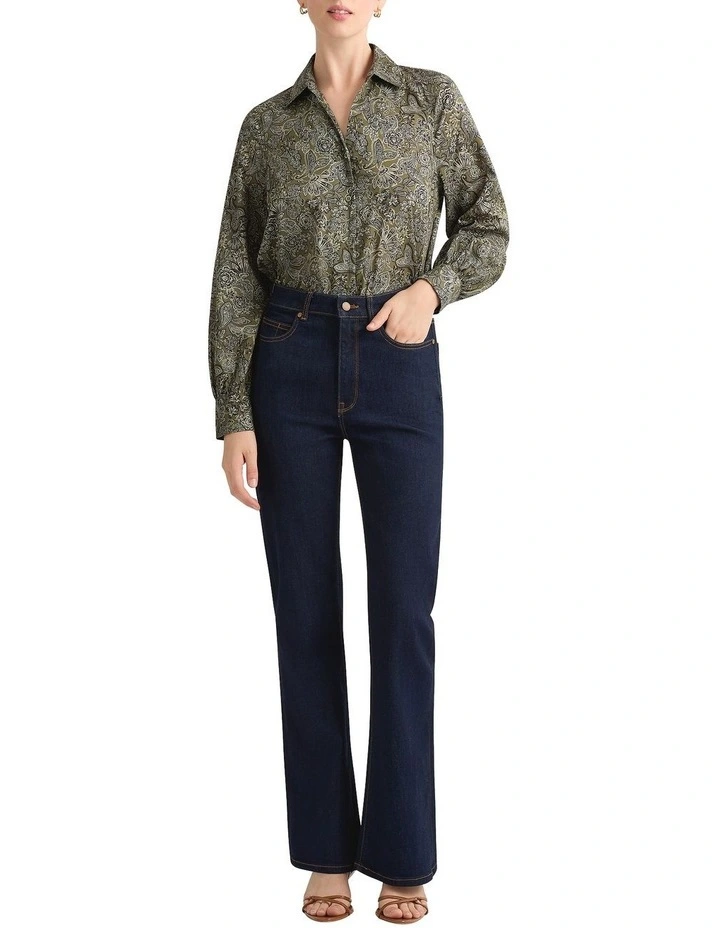 Noella Cotton Blouse in Olio Multi image 4
