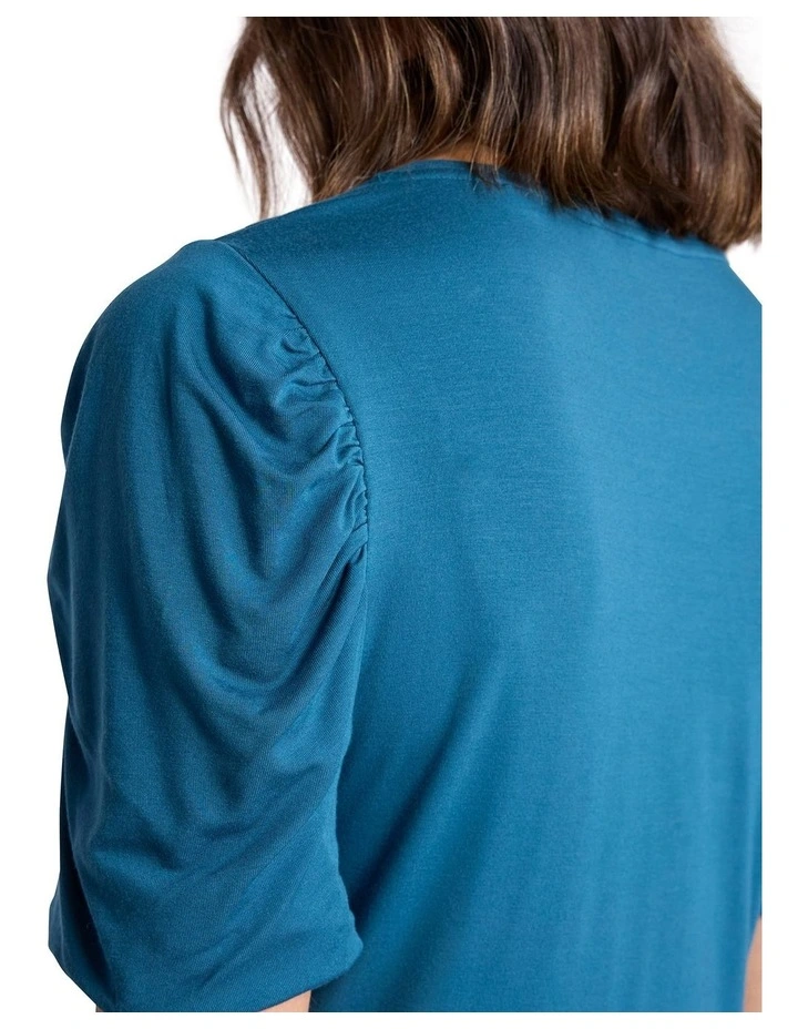 Diana Jersey Top in Prussian Blue image 3
