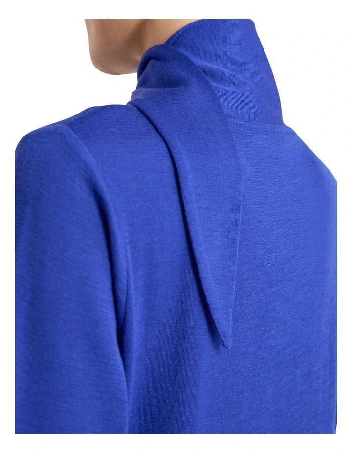 Amber Babywool Top in Royale Blue image 4