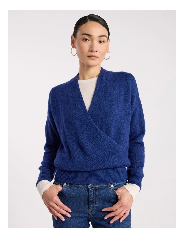 Lark Wrap Knit in Pacific Blue image 1