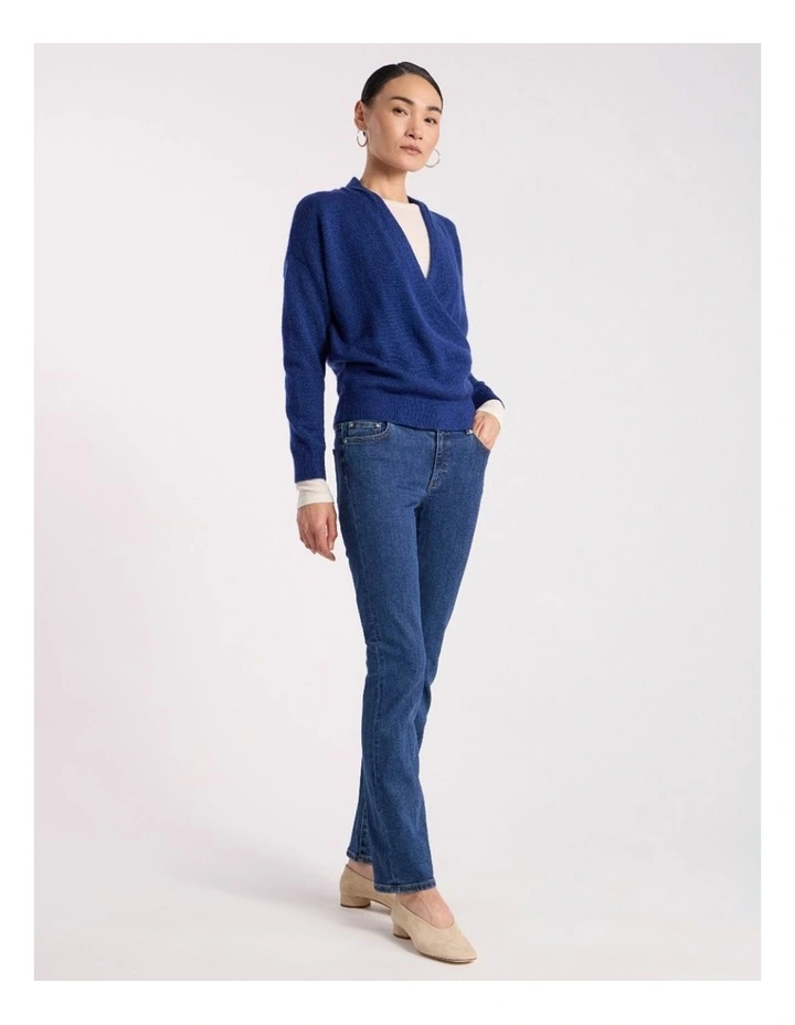 Lark Wrap Knit in Pacific Blue image 2